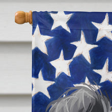 Load image into Gallery viewer, Pumi Dog American Flag Flag Canvas House Size CK6667CHF
