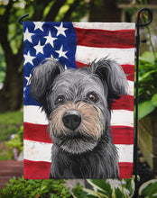 Load image into Gallery viewer, Pumi Dog American Flag Garden Flag - Outdoor Decorative Yard Flag CK6667GF
