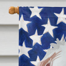 Load image into Gallery viewer, Rajapalayam Poligar hound American Flag Flag Canvas House Size CK6671CHF
