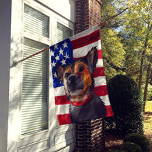 Load image into Gallery viewer, Murcian Ratter Dog American Flag Flag Canvas House Size CK6673CHF