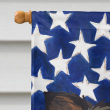 Load image into Gallery viewer, Murcian Ratter Dog American Flag Flag Canvas House Size CK6673CHF