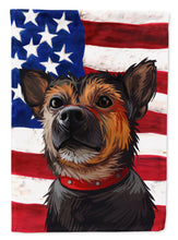 Load image into Gallery viewer, Murcian Ratter Dog American Flag Flag Canvas House Size CK6673CHF