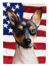Load image into Gallery viewer, Ratonero Valenciano Dog American Flag Flag Canvas House Size CK6674CHF