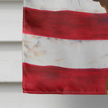 Load image into Gallery viewer, Rhodesian Ridgeback Dog American Flag Flag Canvas House Size CK6676CHF