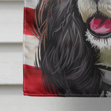 Load image into Gallery viewer, Russian Spaniel Dog American Flag Flag Canvas House Size CK6679CHF