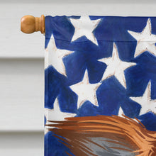 Load image into Gallery viewer, Russian Toy Dog American Flag Flag Canvas House Size CK6680CHF