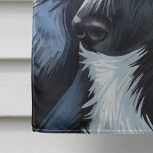 Load image into Gallery viewer, Russo-European Laika Dog American Flag Flag Canvas House Size CK6681CHF