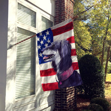 Load image into Gallery viewer, Saluki Dog American Flag Flag Canvas House Size CK6686CHF