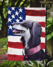 Load image into Gallery viewer, Saluki Dog American Flag Garden Flag - Outdoor Decorative Yard Flag CK6686GF