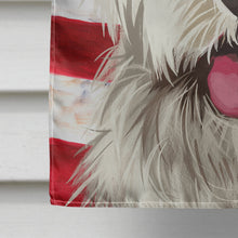 Load image into Gallery viewer, Sapsali Dog American Flag Flag Canvas House Size CK6688CHF
