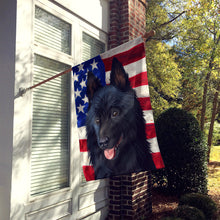 Load image into Gallery viewer, Schipperke Dog American Flag Flag Canvas House Size CK6692CHF