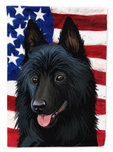 Load image into Gallery viewer, Schipperke Dog American Flag Flag Canvas House Size CK6692CHF