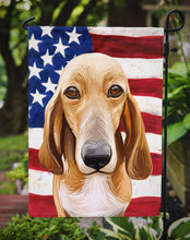 Load image into Gallery viewer, Schweizer Laufhund Dog American Flag Garden Flag - Outdoor Decorative Yard Flag CK6693GF