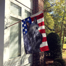 Load image into Gallery viewer, Scottish Terrier Dog American Flag Flag Canvas House Size CK6696CHF