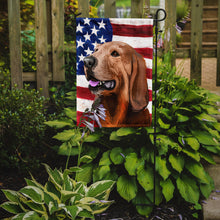 Load image into Gallery viewer, Segugio Italiano Dog American Flag Garden Flag - Outdoor Decorative Yard Flag CK6698GF
