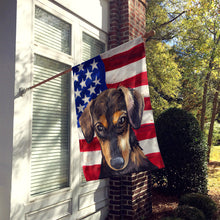 Load image into Gallery viewer, Serbian Hound Dog American Flag Flag Canvas House Size CK6699CHF