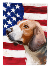 Load image into Gallery viewer, Serbian Tricolour Hound Dog American Flag Flag Canvas House Size CK6700CHF