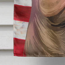 Load image into Gallery viewer, Shar Pei Dog American Flag Flag Canvas House Size CK6702CHF