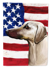 Load image into Gallery viewer, Sloughi Dog American Flag Garden Flag - Outdoor Decorative Yard Flag CK6710GF