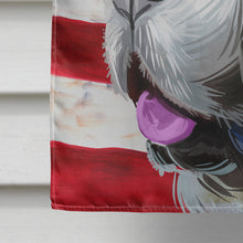 Load image into Gallery viewer, Saint Bernard American Flag Flag Canvas House Size CK6722CHF