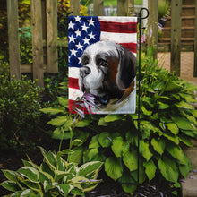 Load image into Gallery viewer, Saint Bernard American Flag Garden Flag - Outdoor Decorative Yard Flag CK6722GF