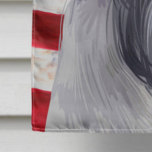 Load image into Gallery viewer, Standard Schnauzer White American Flag Flag Canvas House Size CK6726CHF