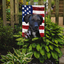 Load image into Gallery viewer, Stephens Cur Dog American Flag Garden Flag - Outdoor Decorative Yard Flag CK6727GF