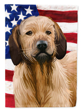 Load image into Gallery viewer, Styrian Coarse-haired Hound American Flag Garden Flag - Outdoor Decorative Yard Flag CK6728GF