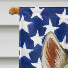 Load image into Gallery viewer, Swedish Vallhund Dog American Flag Flag Canvas House Size CK6731CHF