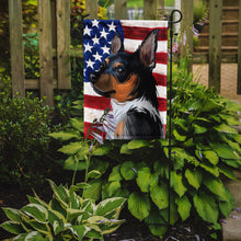 Load image into Gallery viewer, Teddy Roosevelt Terrier American Flag Garden Flag - Outdoor Decorative Yard Flag CK6735GF