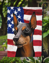 Load image into Gallery viewer, Toy Manchester Terrier American Flag Garden Flag - Outdoor Decorative Yard Flag CK6743GF