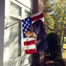 Load image into Gallery viewer, Transylvanian Hound American Flag Flag Canvas House Size CK6744CHF
