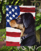 Load image into Gallery viewer, Transylvanian Hound American Flag Garden Flag - Outdoor Decorative Yard Flag CK6744GF