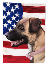 Load image into Gallery viewer, Treeing Tennessee Brindle American Flag Garden Flag - Outdoor Decorative Yard Flag CK6745GF