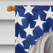 Load image into Gallery viewer, Weimaraner American Flag Flag Canvas House Size CK6749CHF