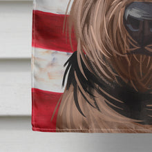Load image into Gallery viewer, Welsh Terrier American Flag Flag Canvas House Size CK6754CHF