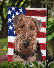 Load image into Gallery viewer, Welsh Terrier American Flag Garden Flag - Outdoor Decorative Yard Flag CK6754GF