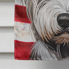 Load image into Gallery viewer, West Highland White Terrier American Flag Flag Canvas House Size CK6755CHF
