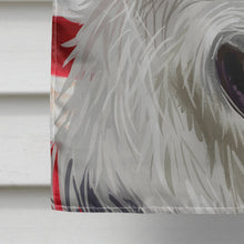 Load image into Gallery viewer, West Siberian Laika American Flag Flag Canvas House Size CK6756CHF
