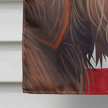 Load image into Gallery viewer, Wirehaired Pointing Griffon American Flag Flag Canvas House Size CK6757CHF