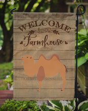 Load image into Gallery viewer, Bactrian Camel Welcome Garden Flag – Decorative Outdoor Yard Flag CK6762GF