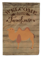 Load image into Gallery viewer, Bactrian Camel Welcome Garden Flag – Decorative Outdoor Yard Flag CK6762GF