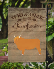 Load image into Gallery viewer, Highland Cow Welcome Garden Flag – Decorative Outdoor Yard Flag CK6764GF