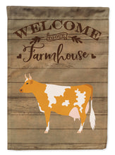 Load image into Gallery viewer, Guernsey Cow Welcome Flag Canvas House Size CK6765CHF