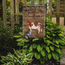 Load image into Gallery viewer, Ayrshire Cow Welcome Garden Flag – Decorative Outdoor Yard Flag CK6771GF