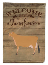 Load image into Gallery viewer, Jersey Cow Welcome Garden Flag – Decorative Outdoor Yard Flag CK6773GF