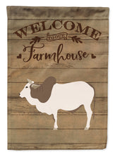 Load image into Gallery viewer, Malvi Cow Welcome Flag Canvas House Size CK6774CHF