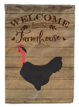 Load image into Gallery viewer, Naked Neck Chicken Welcome Flag Canvas House Size CK6783CHF