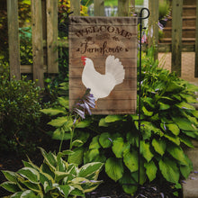 Load image into Gallery viewer, Leghorn Chicken Welcome Garden Flag – Decorative Outdoor Yard Flag CK6784GF