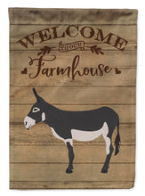 Load image into Gallery viewer, American Mammoth Jack Donkey Welcome Flag Canvas House Size CK6788CHF